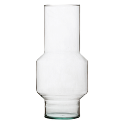 Glass vase W-734B H:28cm D:13cm