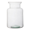 Glass jar vase H:25cm D:17,5cm W-332C