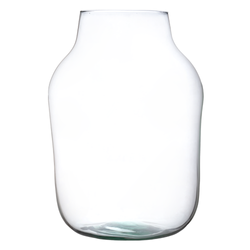 Glass jar vase W-456C H:37cm D:26cm
