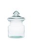 Glass jar vase W-332E+lid H:20cm D:13cm