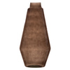 Glass vase W-685B  smoke H:42 cm D:21 cm