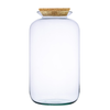 Glass jar vase W-524A+ cork H:41cm D:23cm
