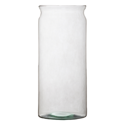 Glass jar vase W-562C H:32cm D:14cm