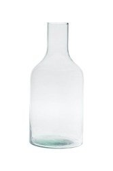 Glass bottle vase W-485 H:20cm D:9cm