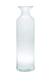 Glass bottle vase W-356A H:49cm D:14,5cm