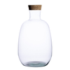 Glass bottle vase W-360 + cork H:38,5cm D:21cm