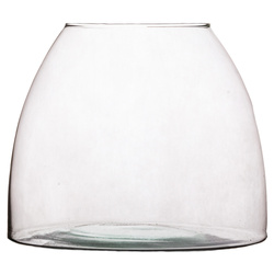 Glass vase W-440C H:20,5cm D:25cm