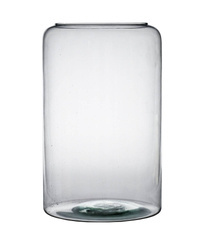 Glass jar vase W-605  H:19cm D:19cm