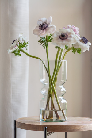 Glass vase W-708A H:24cm D:11cm OUTLET