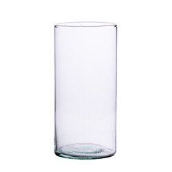 Glass cylinder vase H:20cm D:5,5cm