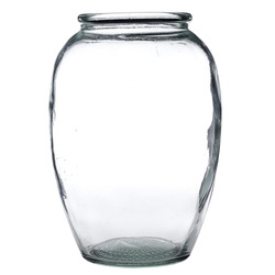 Glass jar vase H:20cm D:13cm WM-H002