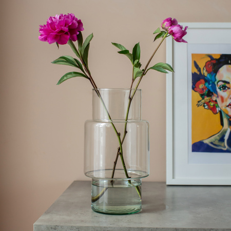 Glass vase W-762 H:30cm D:16,5cm