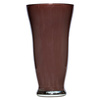 Glass vase W-57 H:20cm D:12,5cm Brown