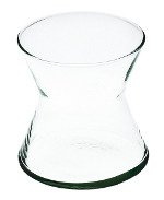 Glass vase W-195 H:12cm D:12cm