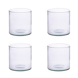 Glass tumbler WL-88 (set of 4)  H:8,5cm D:8,3cm