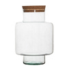 Terrarium glass vase W-490A1+cork H:29 cm D:19 cm