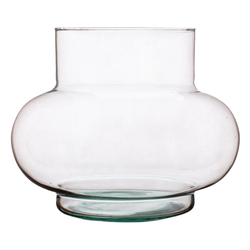 Glass vase W-618A H:17,5 cm D:22 cm