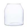 Glass jar vase H:19cm D:18cm W-482A