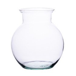 Glass vase W-425 H:20cm D:12cm