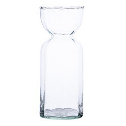 Glass vase W-289 optic H:25cm D:10cm