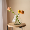 Glass vase W-594 H:17cm D:17cm