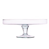 Glass cake stand P-11 H:10cm D:25cm