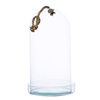 Glass cover W-315E1+rope+cylinder base 4/21 H:40 D:21cm