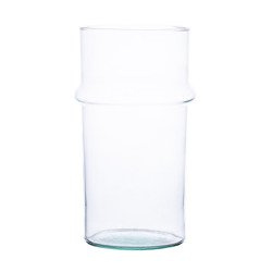Glass vase W-416 H:28cm D:14cm