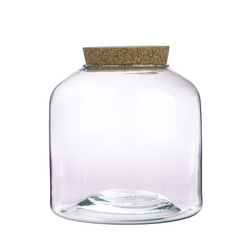 Glass vase W-734 H:29cm D:14cm