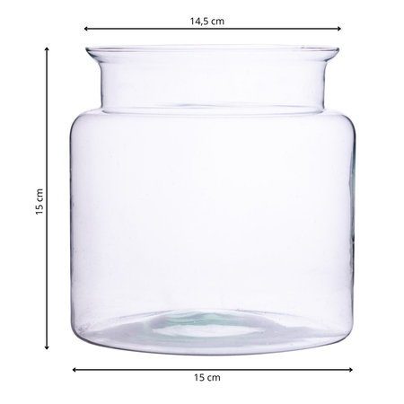 Jar vase H:15cm D:15cm