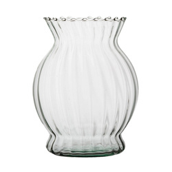 Glass vase W-386 optic H:20cm D:16cm