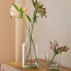 Glass bottle vase W-394A H:33cm D:15cm 
