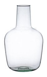 Glass vase bottle W-597 H: 30cm D: 18cm