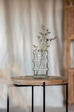 Glass vase W-737B H:15,5cm D:9,2cm SALE