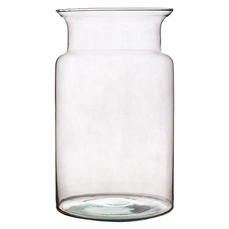 Glass jar vase W-332P6 H:25cm D:15cm