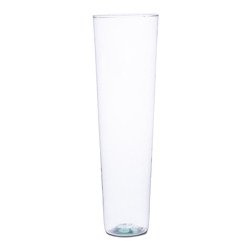 Glass vase W-96M H:50cm D:15cm