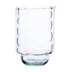 Glass vase W-292C colic H:20,5cm D:14cm
