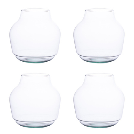 4 Vase Set W-456A1 H:19cm D:19cm