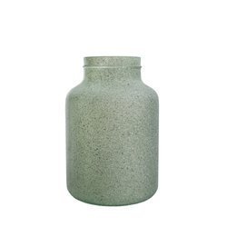 Glass jar vase H:25cm D:17 cm WMP-002 Lofti green