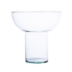 Glass vase W-345 H:19cm D:19cm