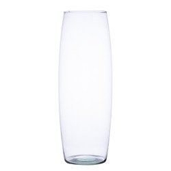Glass vase W-367 H:38cm D:14cm