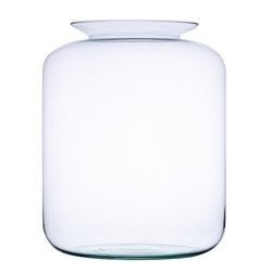 Glass jar vase W-524A1 H:31cm D:23cm