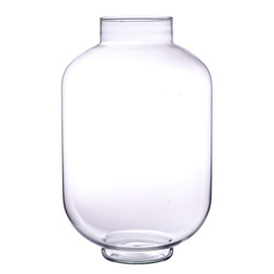 Recycled glass vase W-261B H:30cm D:18,5cm