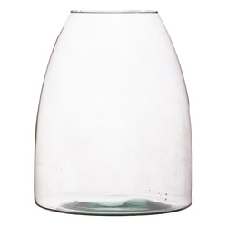 Glass vase W-440D H:28cm D:23cm