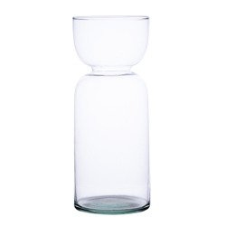 Glass vase W-289 H:25cm D:10cm