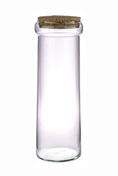 Glass terrarium + cork  W-648 H:44,5cm D:15cm