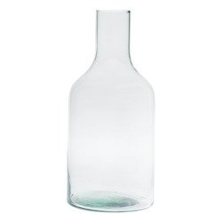 Glass bottle vase W-394A H:33cm D:15cm