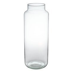 Glass jar vase W-395L H:50cm D:19cm