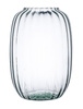 Glass vase W-599B optic H: 22cm D: 15cm