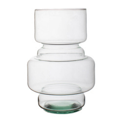 Glass vase W-718D H:40cm D:22cm OUTLET